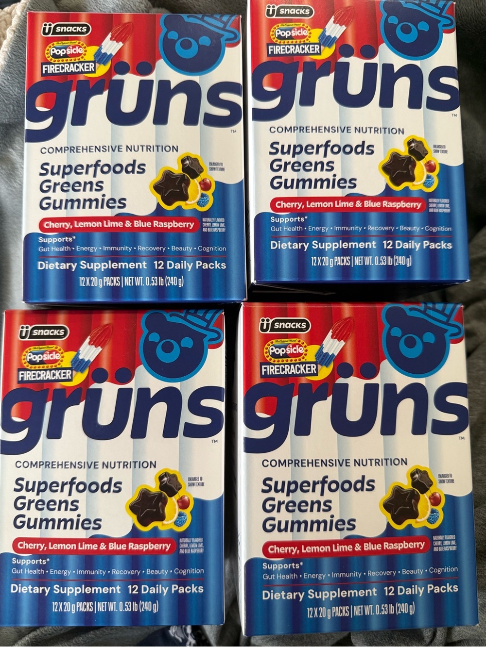 Gruns Superfoods Greens Gummies